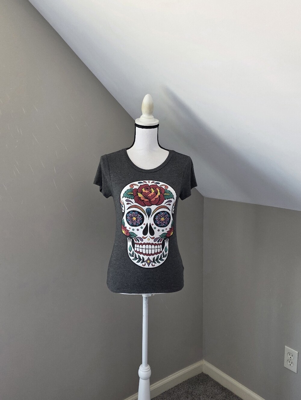 Occasion Womens Sugar Skull Shirt